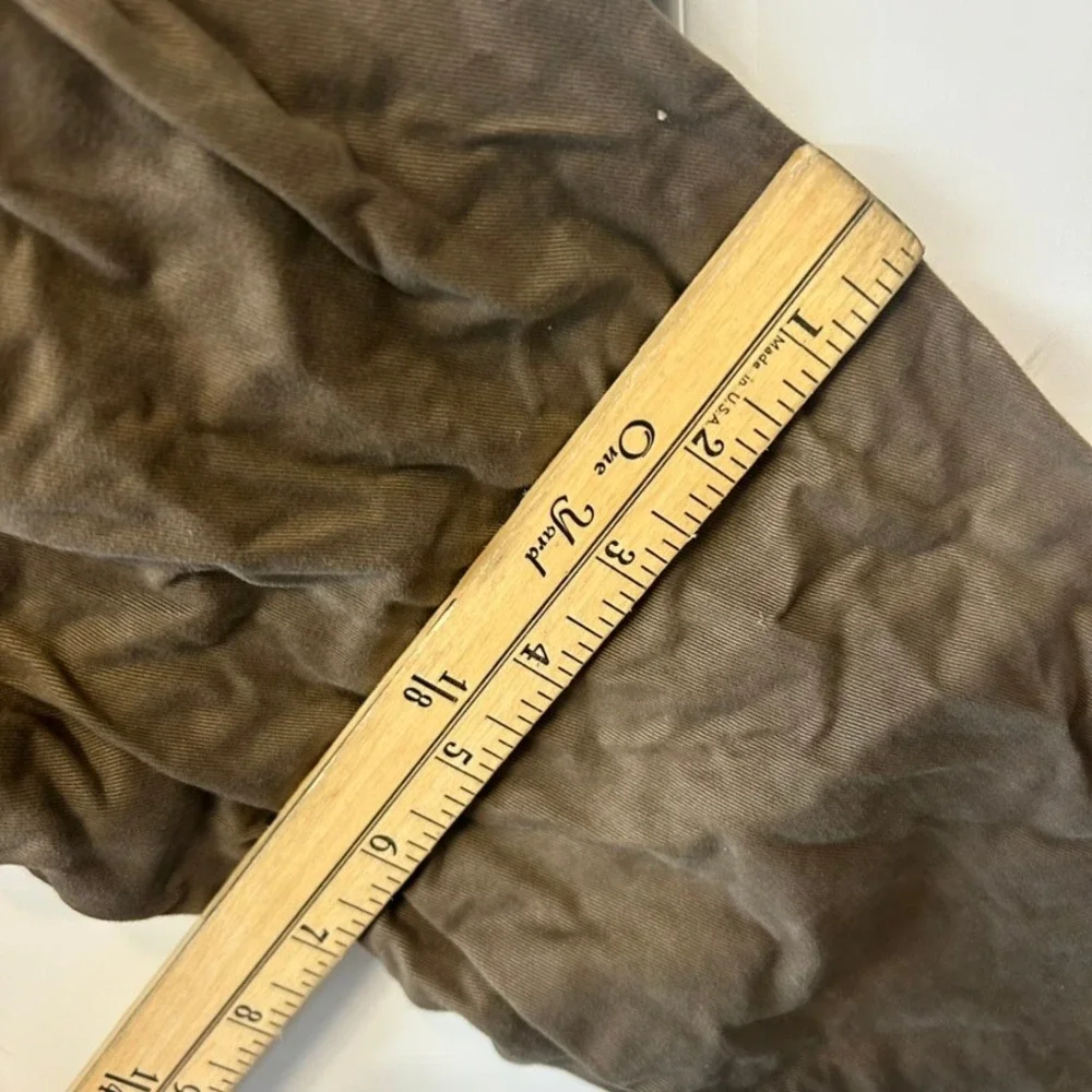 Carhartt Mens 3XL Brown Long Sleeve Button Down Work Shirt Original Fit Twill